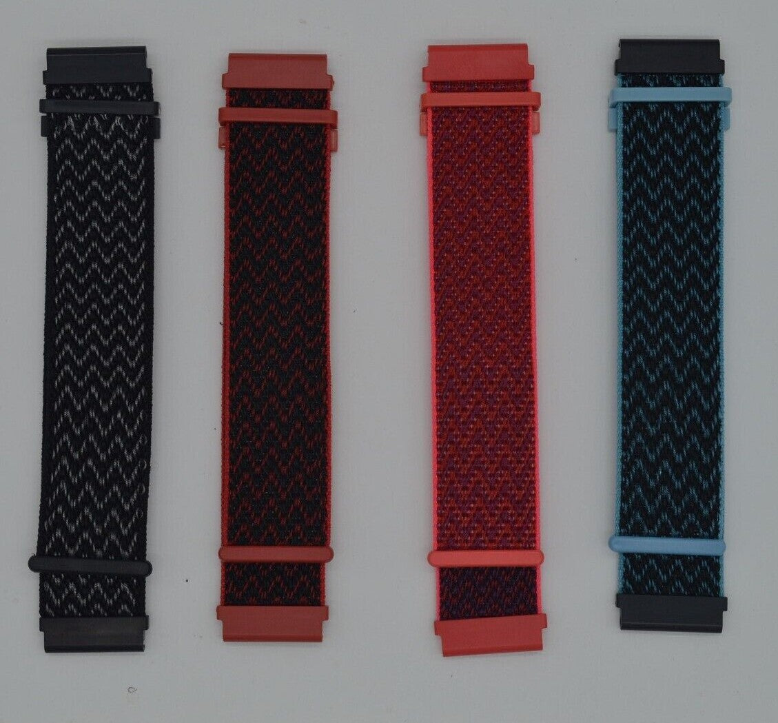 22mm Nylon Fabric Watch Strap For Garmin Forerunner 255 & Music Vivoactive 4 Venu 2 3