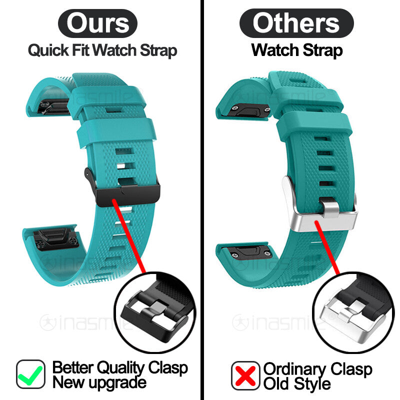 20mm Quick Fit Watch Strap for Garmin Fenix 5S Plus 6S Plus 7S Pro 8 43mm