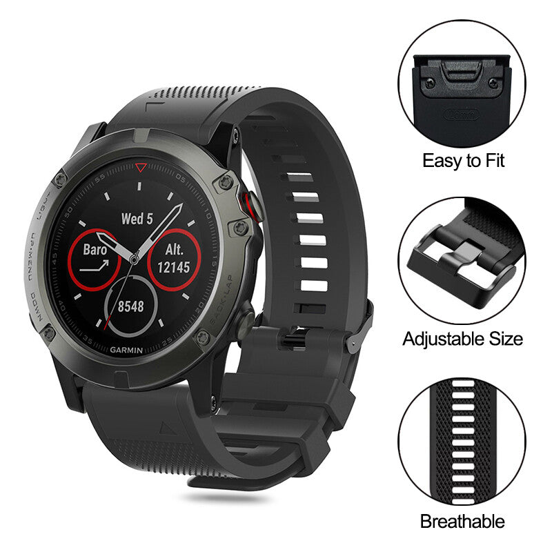 20mm Quick Fit Watch Strap for Garmin Fenix 5S Plus 6S Plus 7S Pro 8 43mm