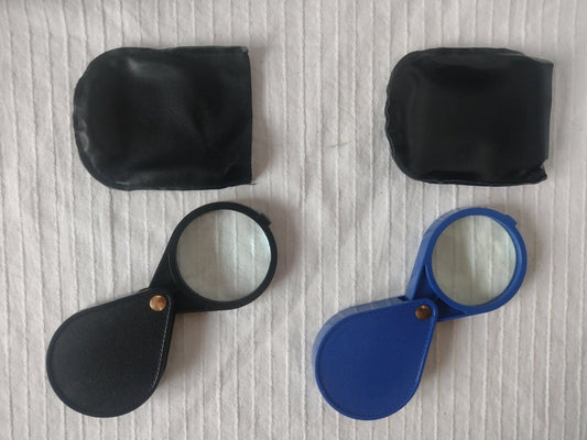 10x Magnification Folding Pocket Magnifying Glass