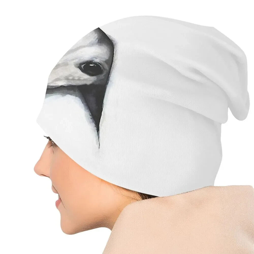 Greyhound Dog Reversible Beanie Hat