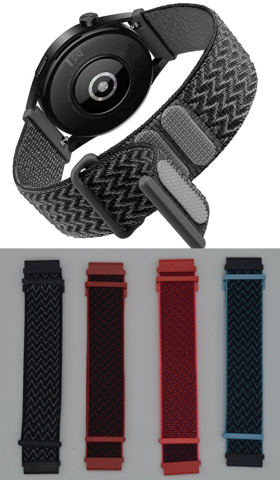 22mm Nylon Fabric Watch Strap For Garmin Forerunner 255 & Music Vivoactive 4 Venu 2 3