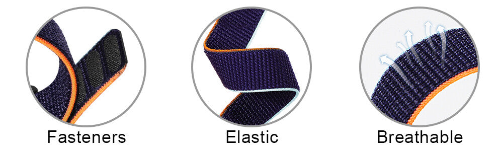 20mm Fabric Watch Strap to fit Garmin Fenix 5S, 5S Plus, 6S, 6S Pro, 7S