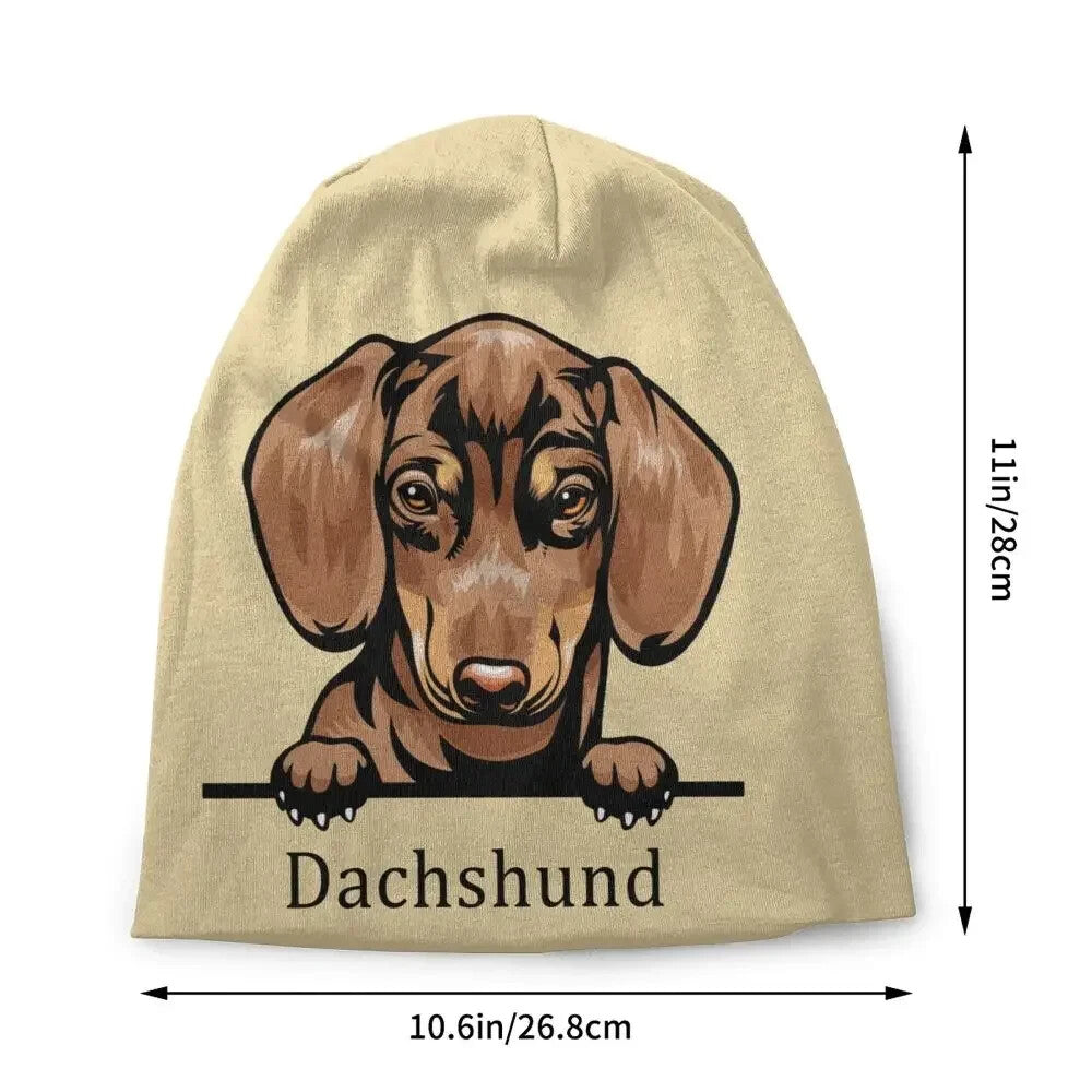 Dachshund Sausage Dog Reversible Beanie Hat