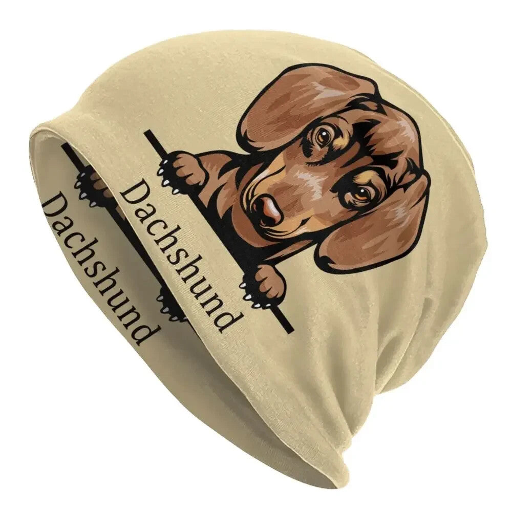 Dachshund Sausage Dog Reversible Beanie Hat