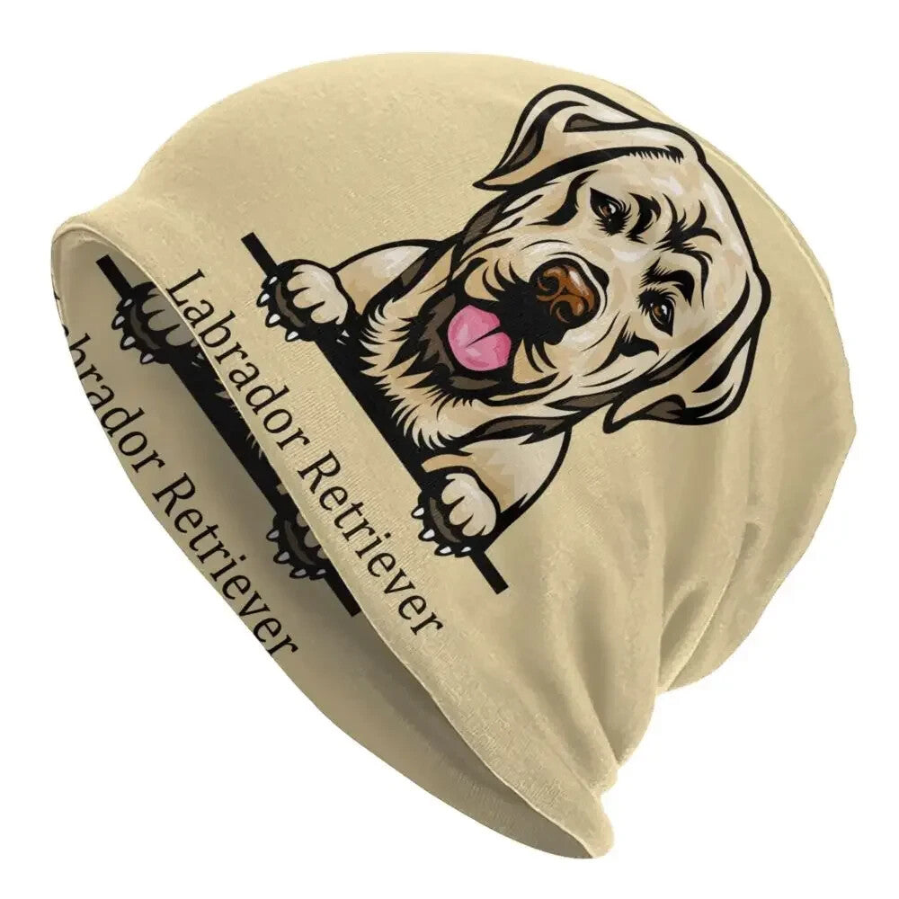 Golden Labrador Reversible Beanie Cap Hat