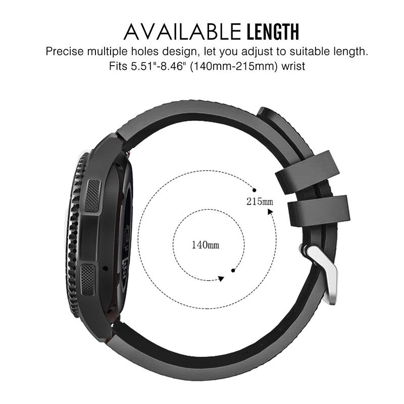 Silicone Watch Strap For Garmin Forerunner 255 & Music Forerunner 265, Venu 2 3, Vivoactive 4