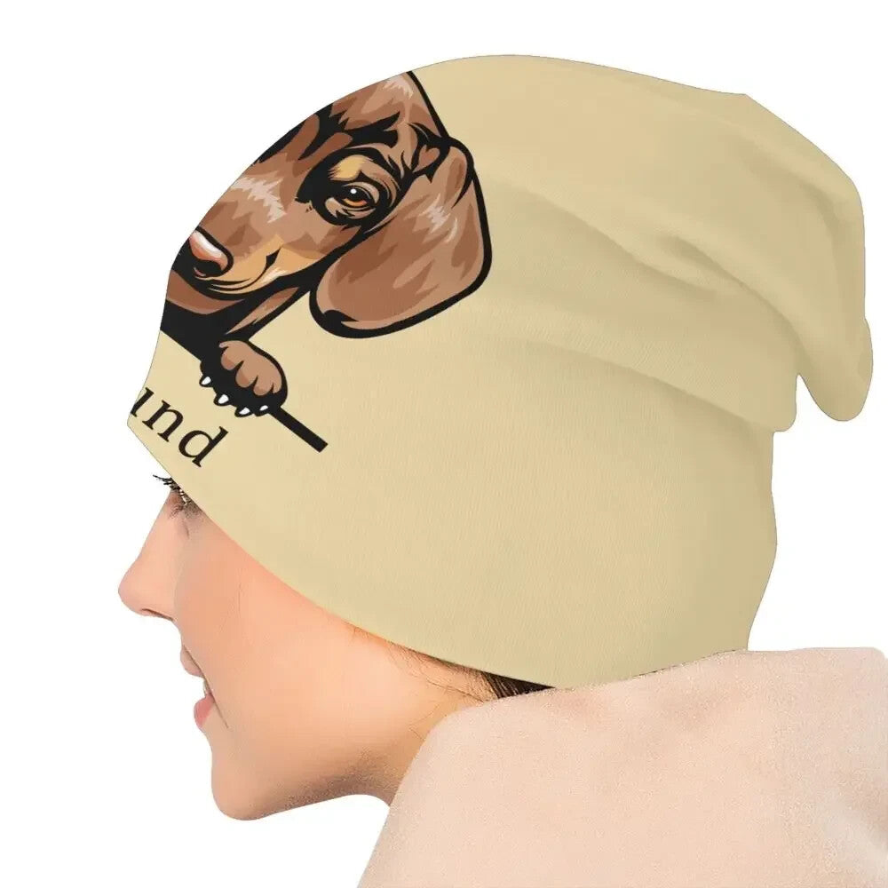 Dachshund Sausage Dog Reversible Beanie Hat