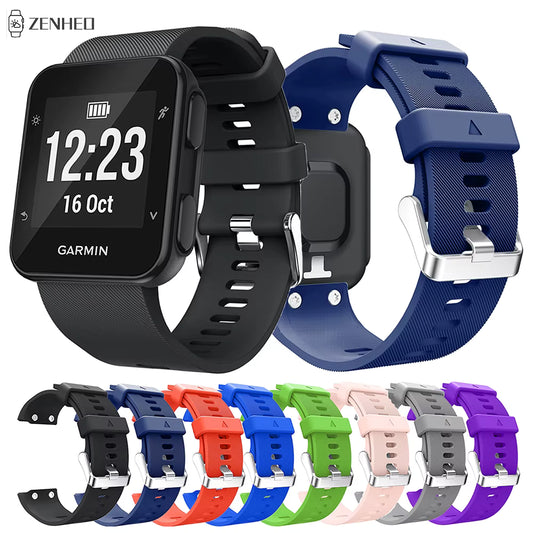 Silicone Watch Strap For Garmin Forerunner 30 35